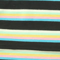 Multi Horizontal-Stripe Jersey Knit, Viscose, 180 gsm
