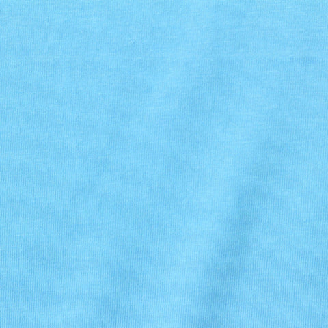 Cotton Polyester Jersey Knit Fabric, 140 gsm — Blue, ref EF-254319
