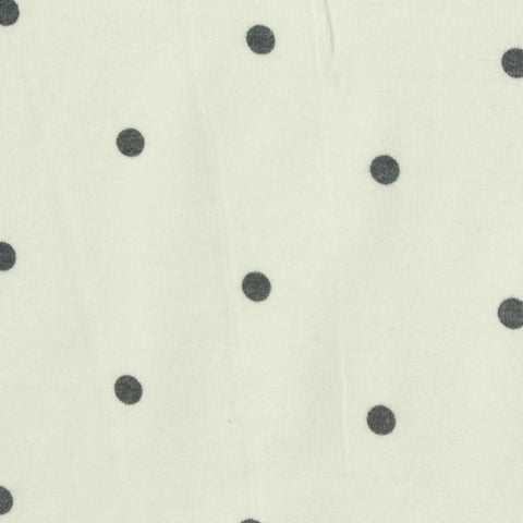 Dark Grey Dots Jersey Knit, Poly-Viscose, 200 gsm