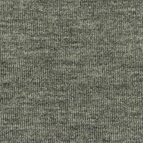 Grey-Green Marl Jersey Knit, Viscose, 190 gsm