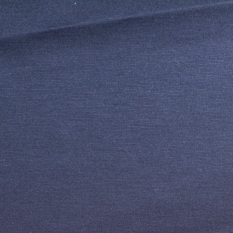 Viscose Nylon Stretch Ponte Knit Fabric, 180 gsm, 160 cm — Navy