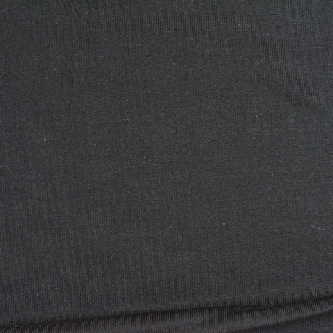 Tencel Lyocell Stretch Jersey Knit Fabric, 200 gsm, 180 cm — Black