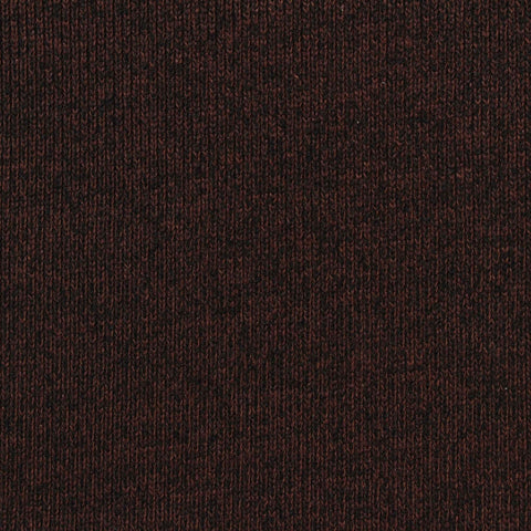 Dark Brown Heathered-Marl Rib Knit, Polyester