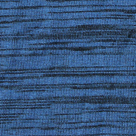 Blue Marl Jersey Knit, Polyester, 125 gsm