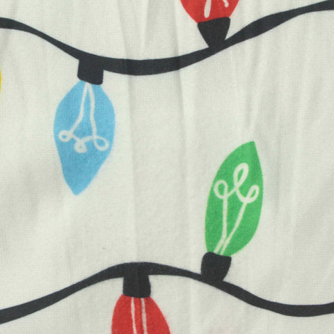 Printed Brushed 100% Polyester Jersey Knit Fabric, 145 gsm, 160 cm — White