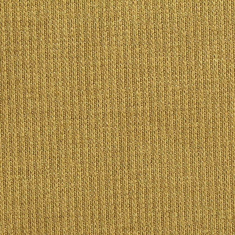 Polyester Cotton Stretch Rib Knit Fabric, 420 gsm, 120 cm — Khaki