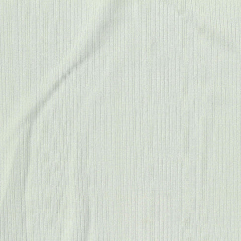 100% Silk Rib Knit Fabric, 160 gsm, 110 cm — Green