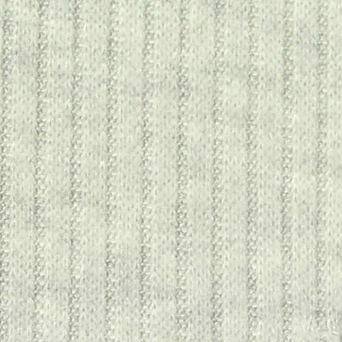 Light Grey Marl Rib Knit, Poly-Viscose, 170 gsm, 170 cm
