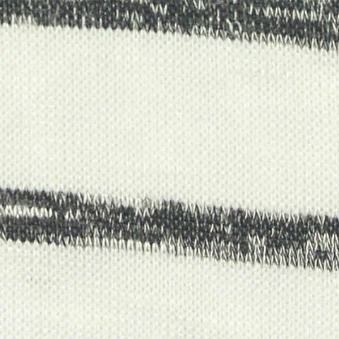 Dark Grey Horizontal-Stripe Chunky Knit, Viscose-Poly, 152 gsm