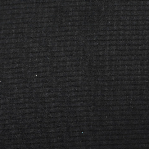 100% Polyester Knit Fabric, 277 gsm, 63 cm — Black