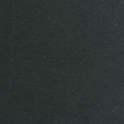 100% Cotton Rib Knit Fabric, 200 gsm, 165 cm — Black