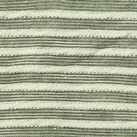 Cream Stripes Jersey Knit, Cotton-Poly
