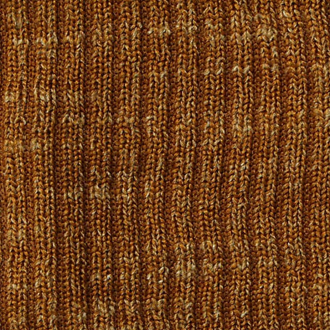 Brown Heather Rib Knit, Polyester