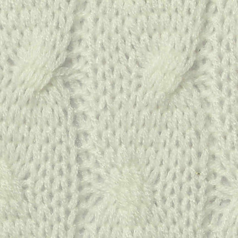 White Diamond Pointelle Knit