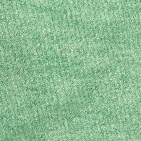Light Green Marl Interlock Knit, Poly-Viscose, 420 gsm