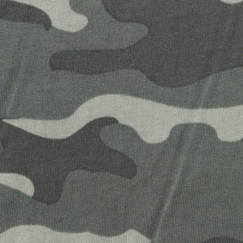 Grey Camo Knit, Cotton-Viscose