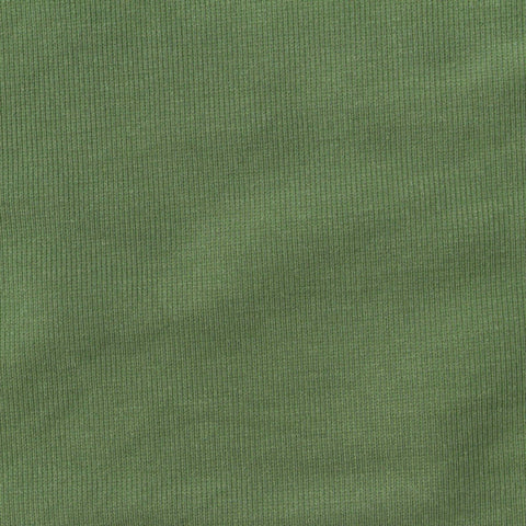Viscose Nylon Stretch Interlock Knit Fabric, 235 gsm, 165 cm — Green