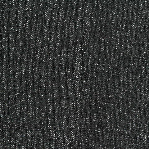 Black Marl Knit, Nylon-Metallic, 170 gsm