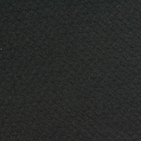 Polyester Stretch Knit Fabric, 260 gsm, 155 cm — Black