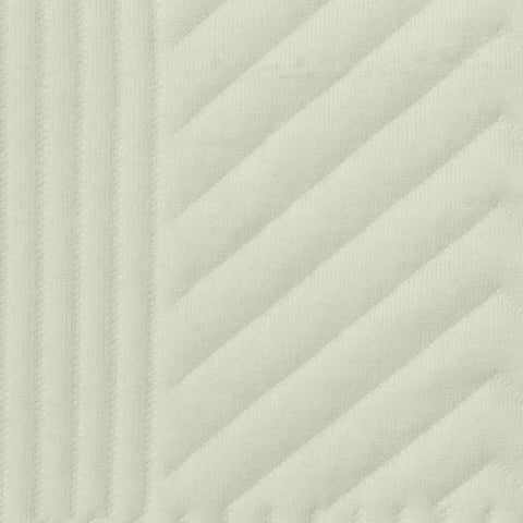 White Geometric-Line Jacquard, Polyester