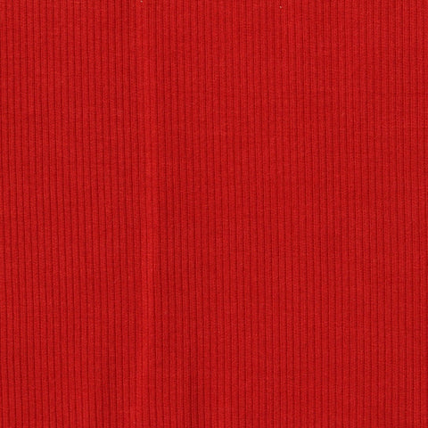 Viscose Polyester Stretch Scuba Knit Fabric, 260 gsm, 160 cm — Red