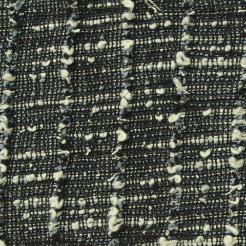 White Check Bouclé, Poly-Cotton