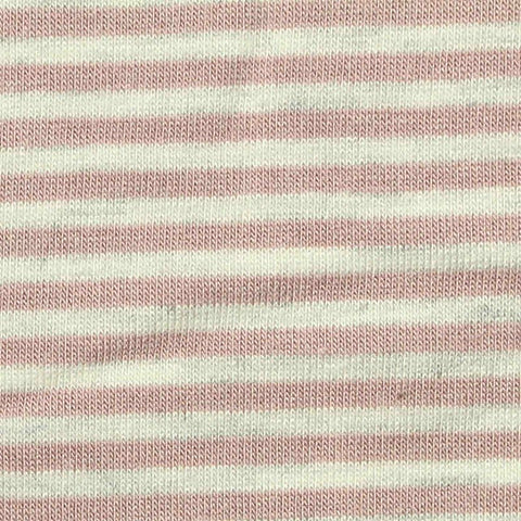 Light Pink Horizontal-Stripe Knit