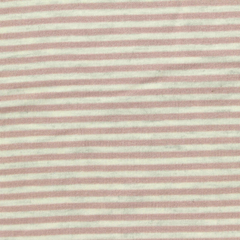 Light Pink Horizontal-Stripe Knit