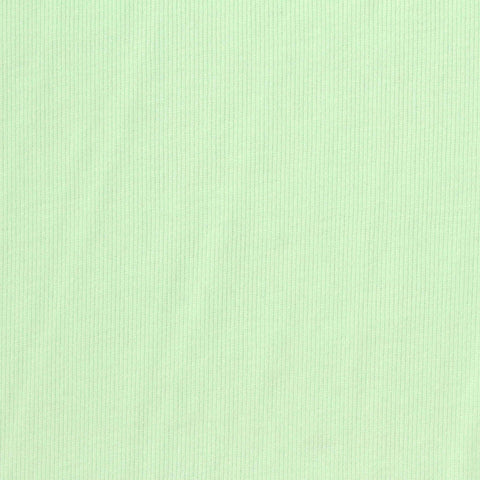 Viscose Stretch Rib Knit Fabric, 180 gsm, 160 cm — Green
