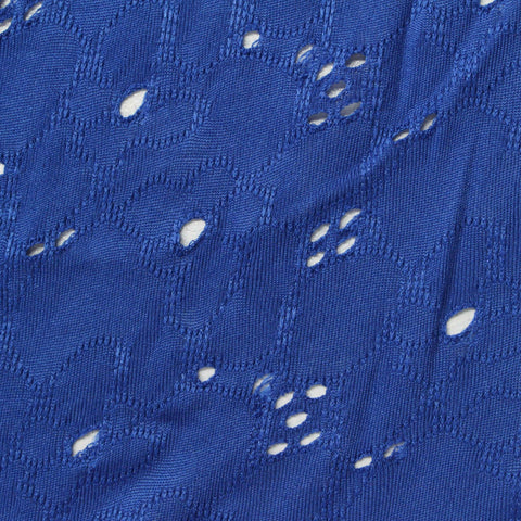 Blue Textured Jacquard, Polyester, 200 gsm