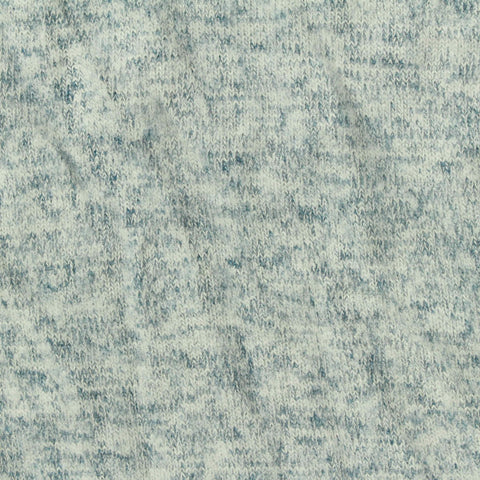 Light Grey Marl Chunky Knit, Viscose-Poly, 220 gsm