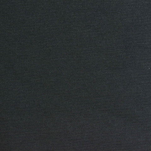 Striped Knit Fabric, 150 gsm, 135 cm — Black