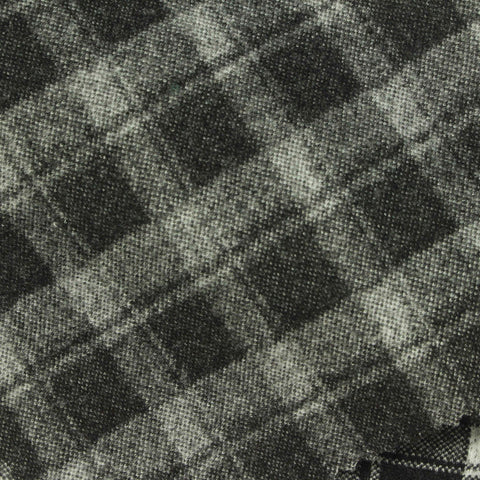 Grey Plaid Jacquard, Polyester, 350 gsm, 165 cm, ref EF-258238