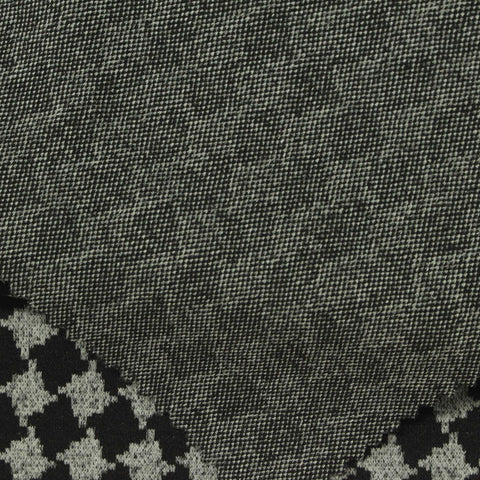 Dark Grey Marl Jacquard, Polyester, 280 gsm