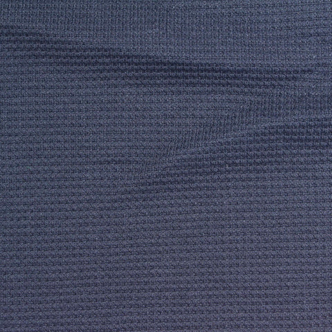 Polyester Cotton Knit Fabric, 180 gsm, 180 cm — Navy