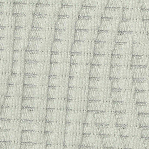 White Tone-on-Tone Jacquard, Spandex
