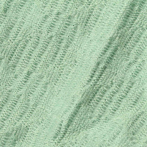 Jacquard Polyester Viscose Stretch Jersey Knit Fabric, 260 gsm, 150 cm — Green