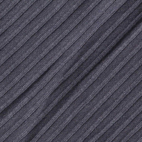 Charcoal Rib Knit, Viscose