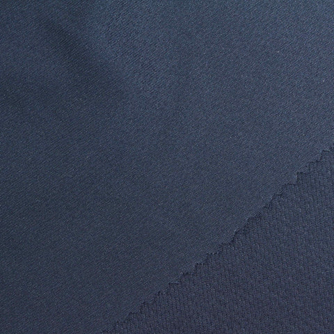 100% Polyester Mesh Fabric, 130 gsm, 185 cm — Navy