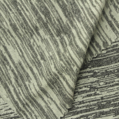 Heathered Grey Marl Jersey Knit, Polyester, 165 gsm, 190 cm