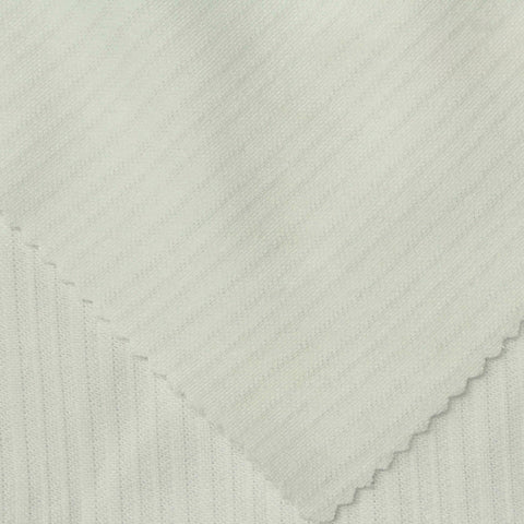 Jacquard 100% Polyester Knit Fabric, 220 gsm, 170 cm — White
