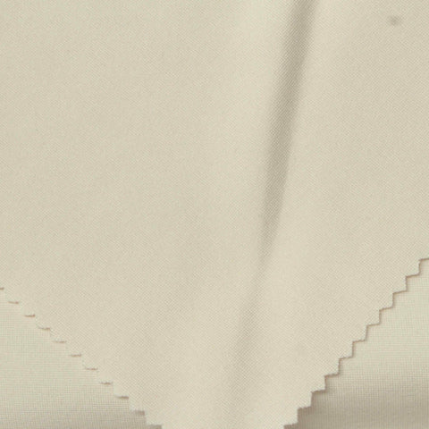 Viscose Nylon Stretch Ponte Knit Fabric, 360 gsm, 160 cm — Beige