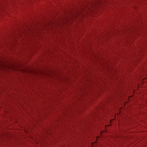 Red Tone-on-Tone Jacquard, Polyester, 255 gsm