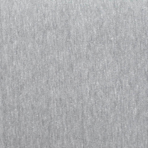 Grey Marl Jersey Knit, Poly-Cotton
