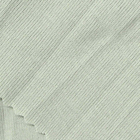 Pale Sage Ribbed Rib Knit, Cotton