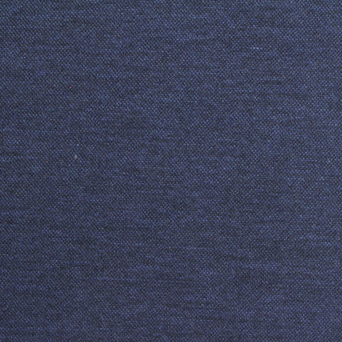 Dark Blue Marl Interlock Knit, Poly-Nylon