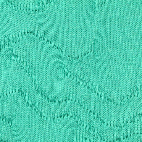 Teal Tone-on-Tone Jacquard, Cotton-Poly, 170 gsm