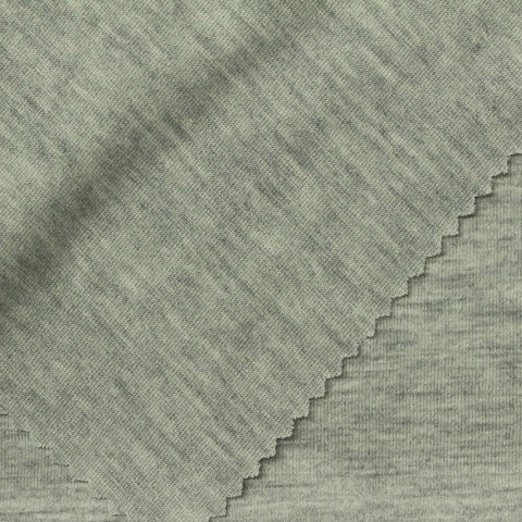 Heathered Sage Marl Jersey Knit, Poly-Viscose