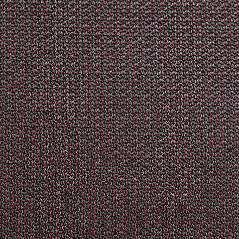 Dark Red Marl Knit, Polyester, 260 gsm