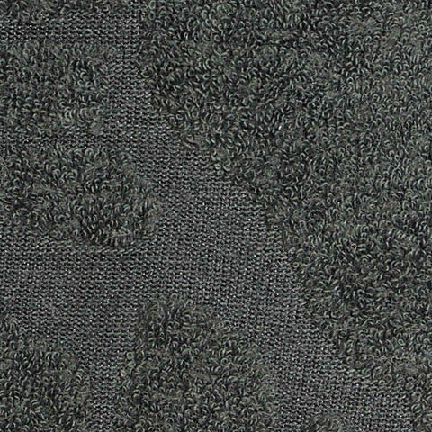 Dark Grey Abstract Jacquard, Poly-Cotton